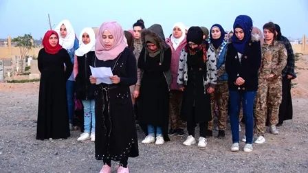 Li Bakur û Rojhilatê Sûriyê jinên ciwan  ji bo 25‘ê Mijdarê di nava çalakiyan de ne