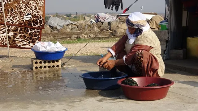 Kampa Newroz ji spartgeha êzidiyên Şengalê bû cihê qurbaniyên sûcên dagirkeriya Tirk
