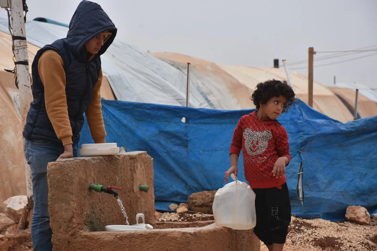 Koçberên ji Efrînê: Zivistan ji me re kabûs e