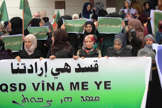 Jinên Şedadê piştgiriya xwe ji YPJ`ê re ragihand