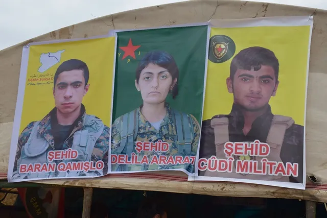 Ji malbatên 3 şehîdên Berxwedana Rûmetê re sersaxî hat xwestin