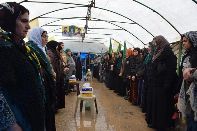 Ji malbatên 3 şehîdên Berxwedana Rûmetê re sersaxî hat xwestin