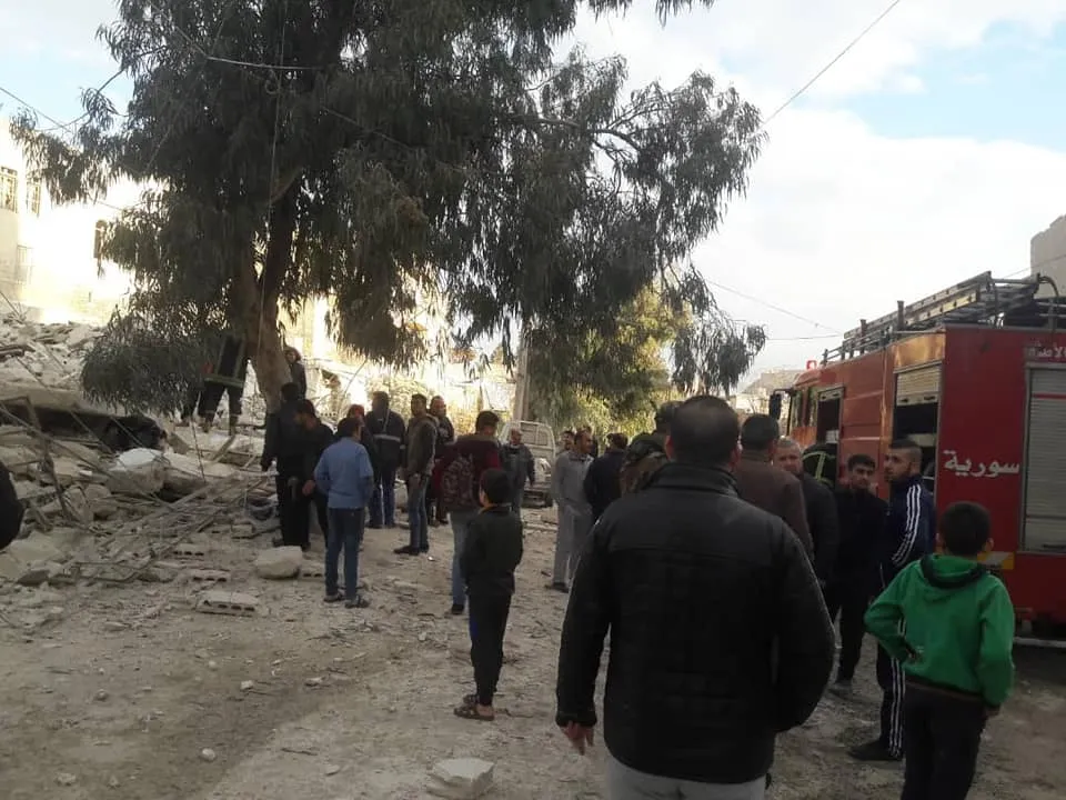 Li Helebê avahiyek hilweşiya: 5 kesan jiyana xwe ji dest da