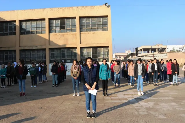 Xwendekarên Minbic û Tirbespiyê komkujiya Til Rifetê şermezar kir