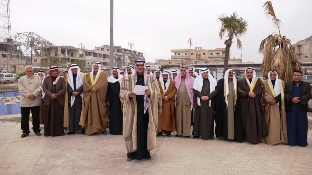 Şêx û êlên eşîrên Reqa û Girê Spî li pişt QSD`ê û projeya demokratîk in