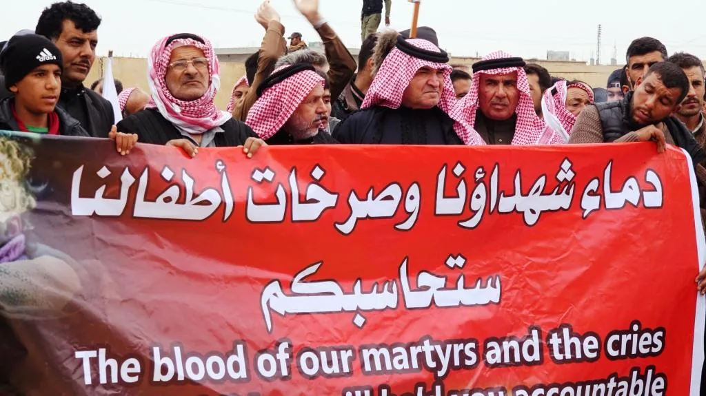 Şêniyên Tebqayê nerazîbûna xwe ji dagirkeriya Tirkiyê re nîşan da