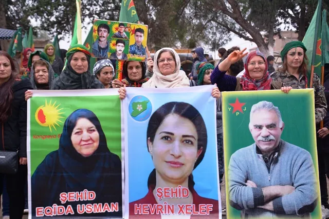 Li Bakur û Rojhilatê Sûriyê xwepêşandanên piştevaniya YPJ’ê