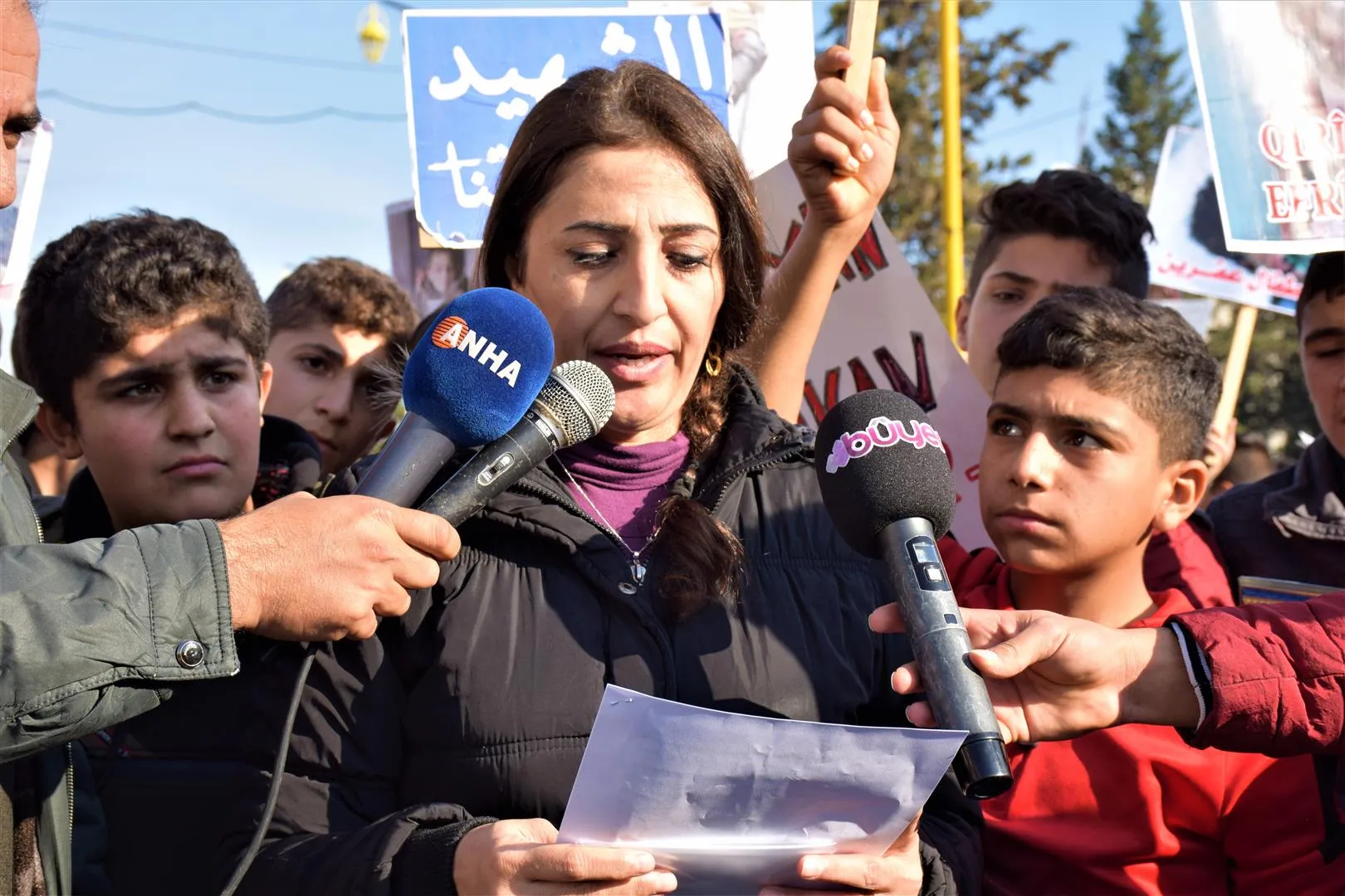 Xwendekarên Qamişlo got “Me nekujin!”