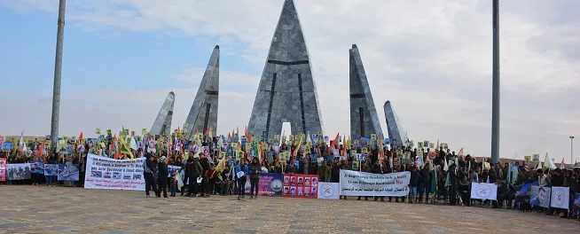 Meclisa Malbatên Şehîdan û gaziyên şer: Em li pişta QSD`ê ne