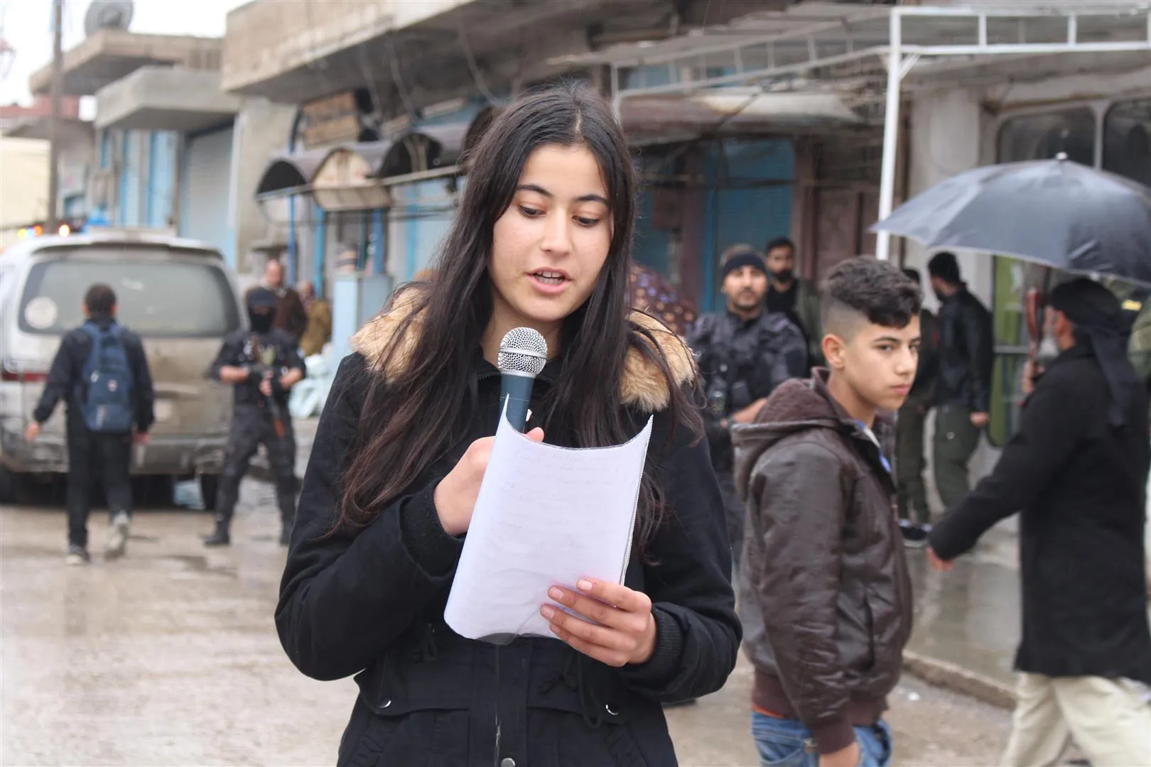 Ciwanên Amûdê piştgirî dan YPJ û YPG‘ê