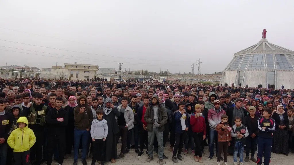 Li Kobanê merasîma şehîdên Berxwedana Rûmetê