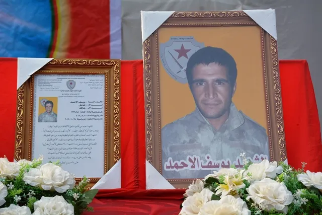 Cenazeyê şehîd Yûsif Xalid li Tirbespiyê hate veşartin