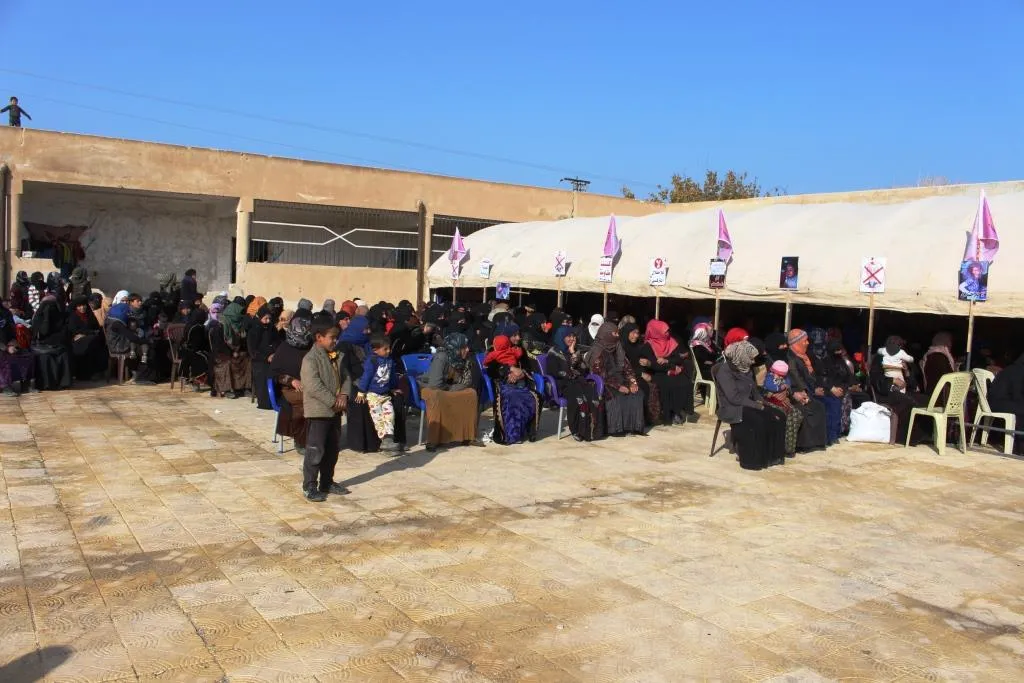 Li Reqayê çalakiyên jinan ên li dijî dagirkeriyê berdewam in