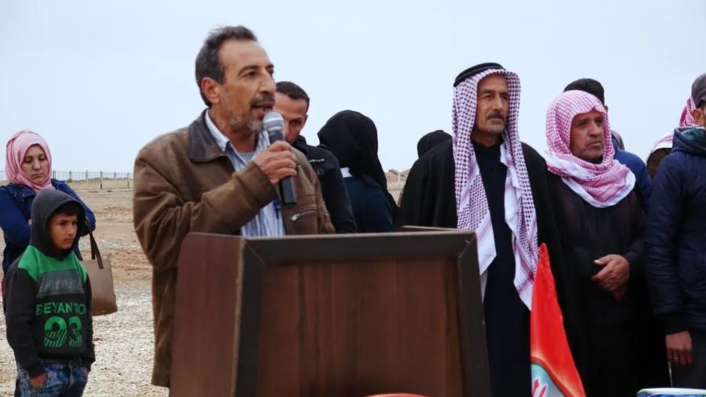 Şêniyên Reqayê cenazeyê şehîd Ehmed Hesen spartin axê