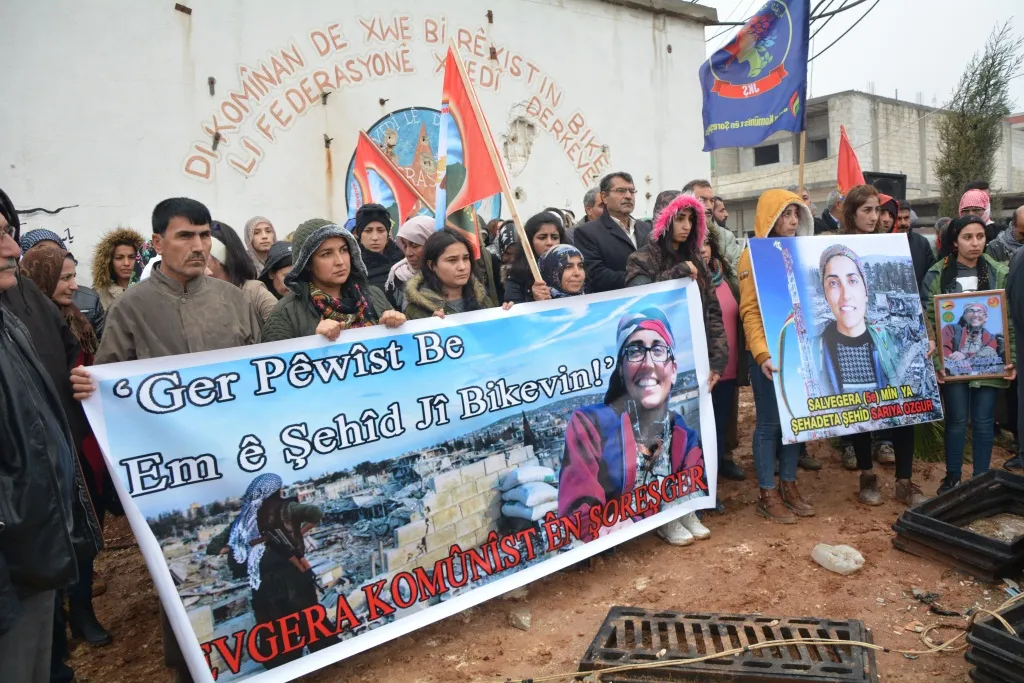 Şehîda MLKP‘ê Sarya Ozgur li Kobanê hate bibîranîn