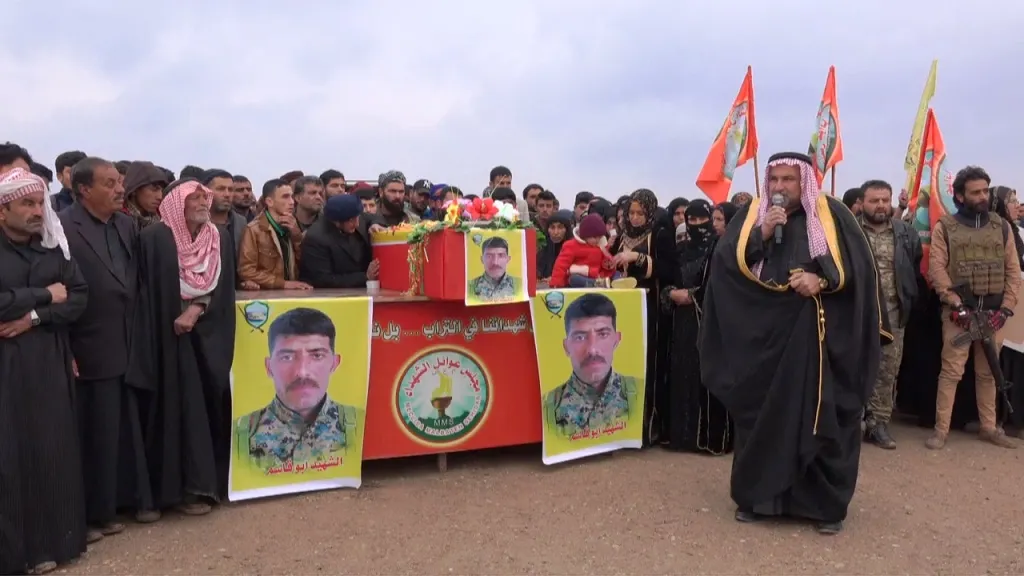 Cenazeyê şehîd Ebû Qasim li Tebqayê hate veşartin