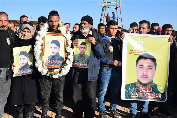 Li Hesekê şehîdên Berxwedana Rûmetê hatin oxirkirin