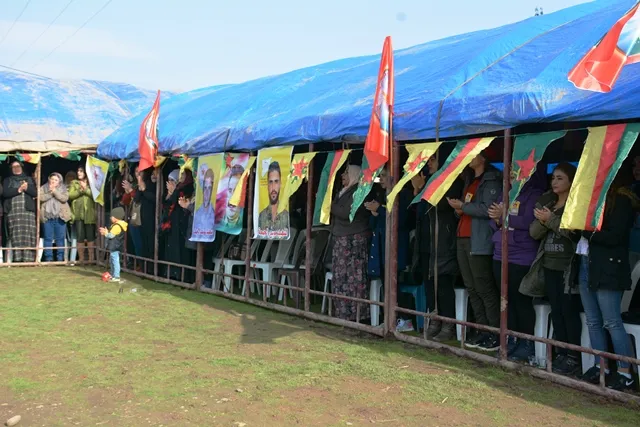 Pêkhateyên Tirbespiyê sersaxî ji malbata şehîd Yusif Xalid re xwestin