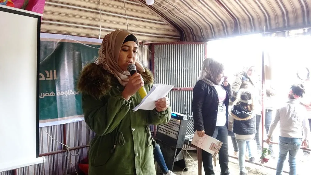 Jinên li Reqayê bi çalekiyekê dagirkeriya Tirk a li herêmê şermezar kirin