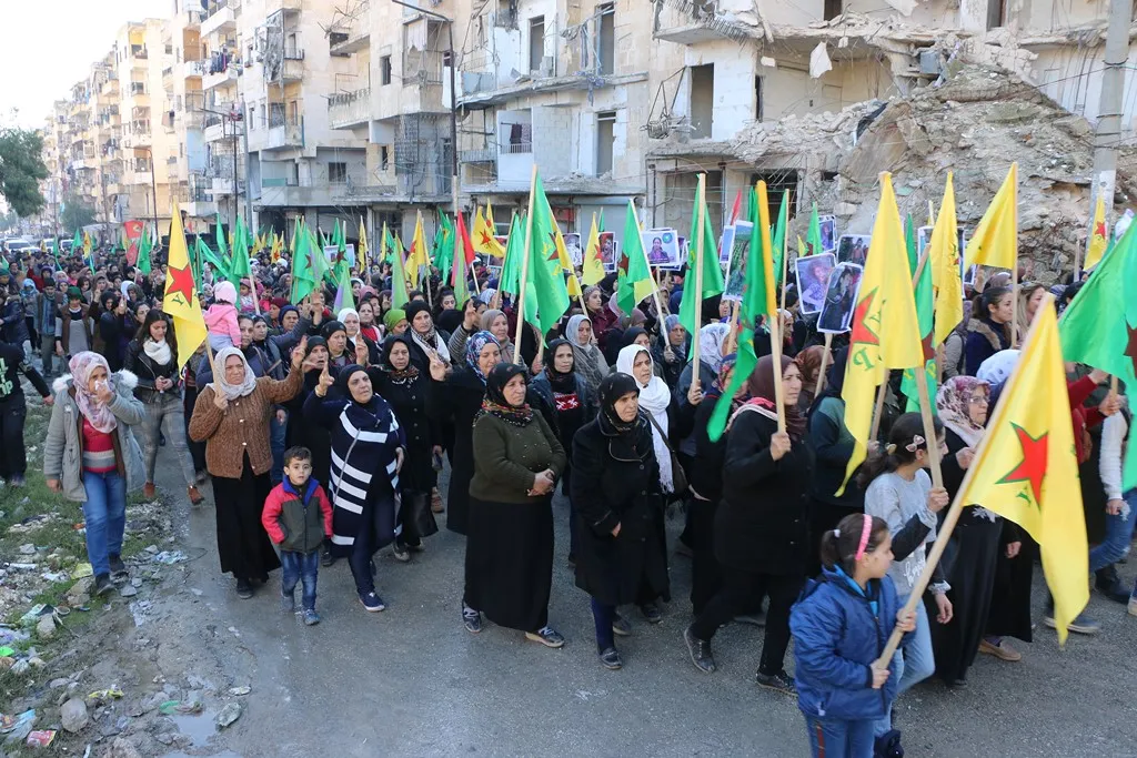 Xelkê Helebê li dijî dagirkeriya Tirk daketin qadan