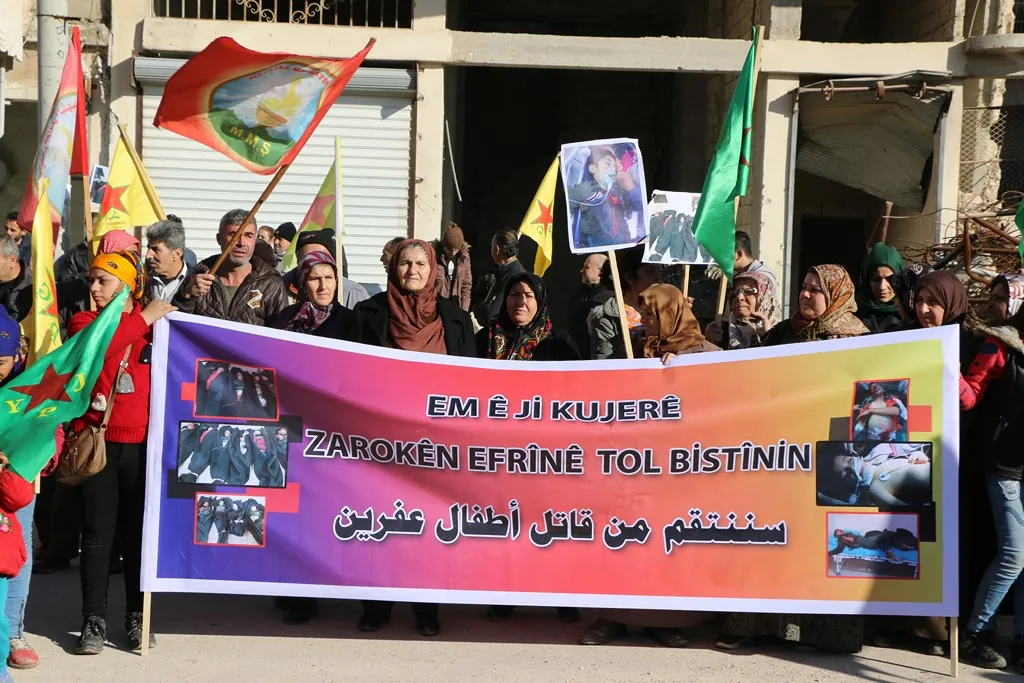 Xelkê Helebê li dijî dagirkeriya Tirk daketin qadan