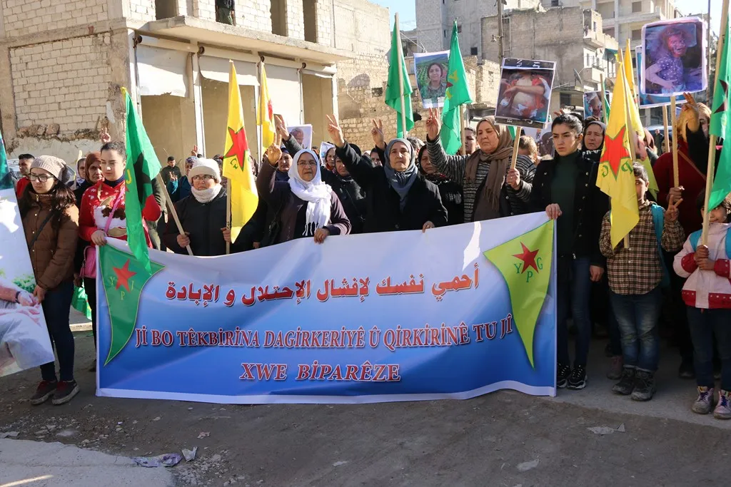 Xelkê Helebê li dijî dagirkeriya Tirk daketin qadan
