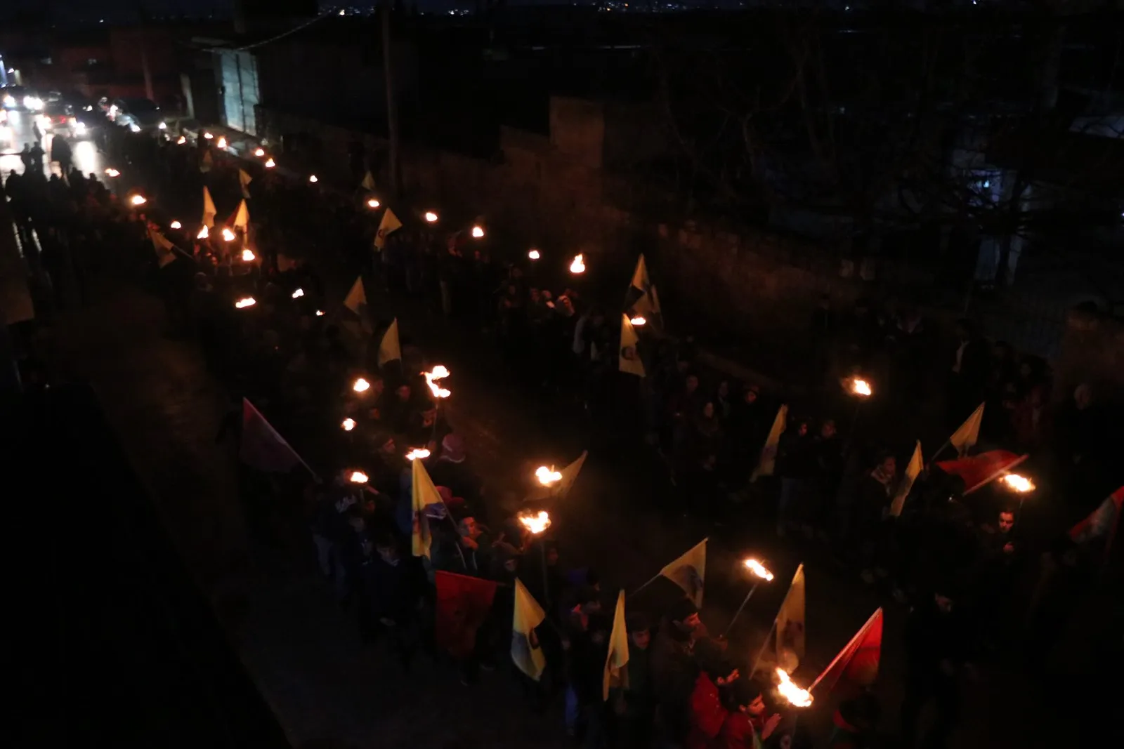 Li Şêrawayê tecrîda li dijî Ocalan hate şermezarkirin