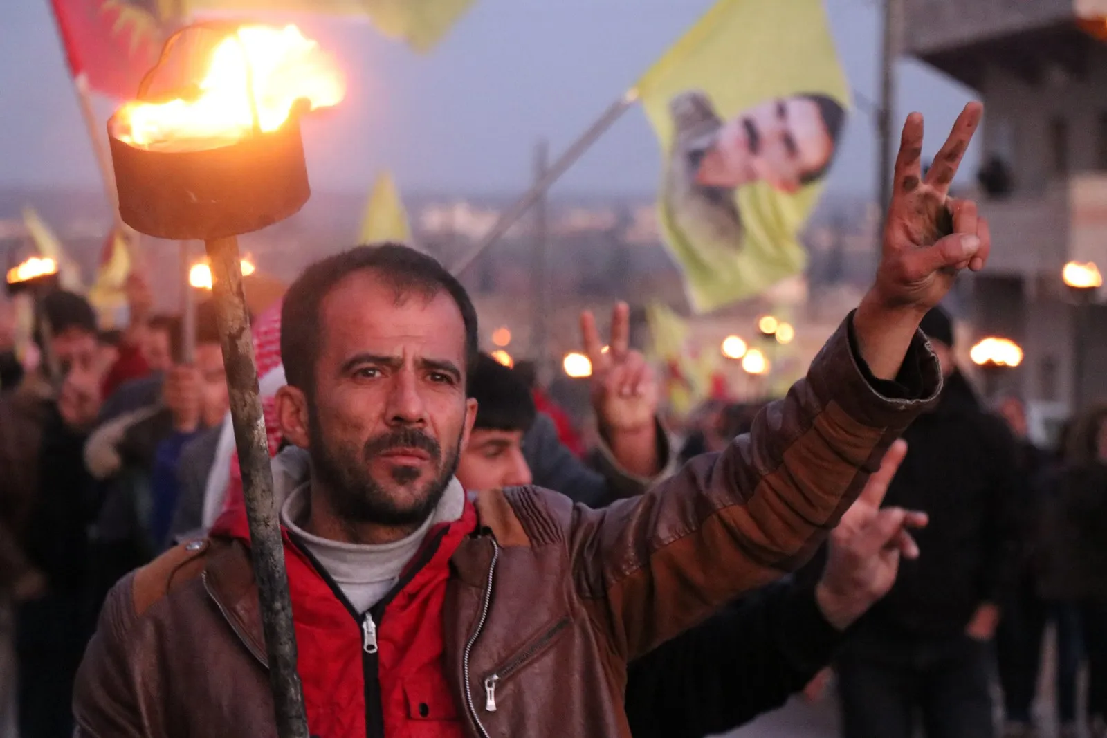Li Şêrawayê tecrîda li dijî Ocalan hate şermezarkirin