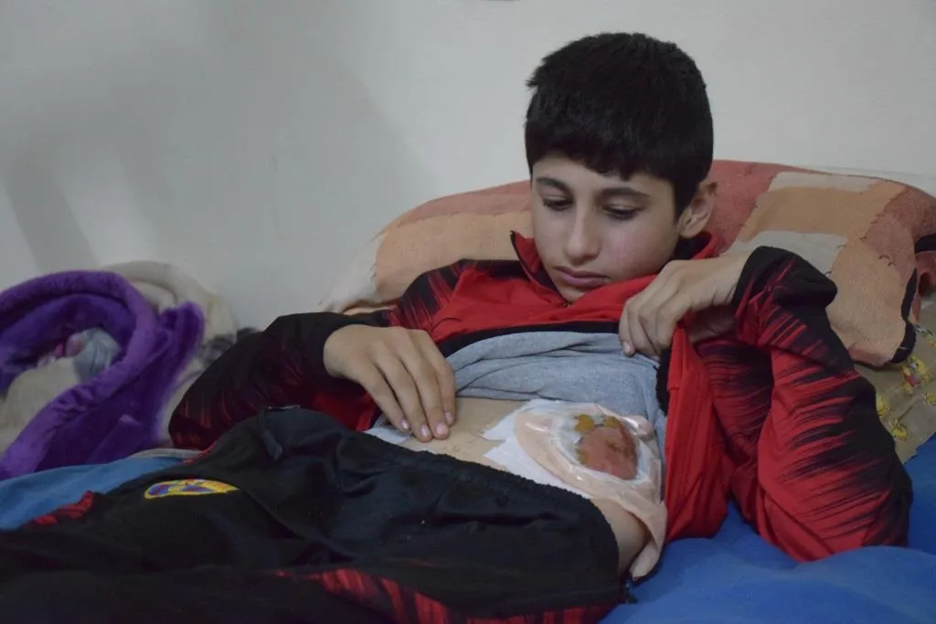 Leşkerên Tirk bendena zarokekî felc kir