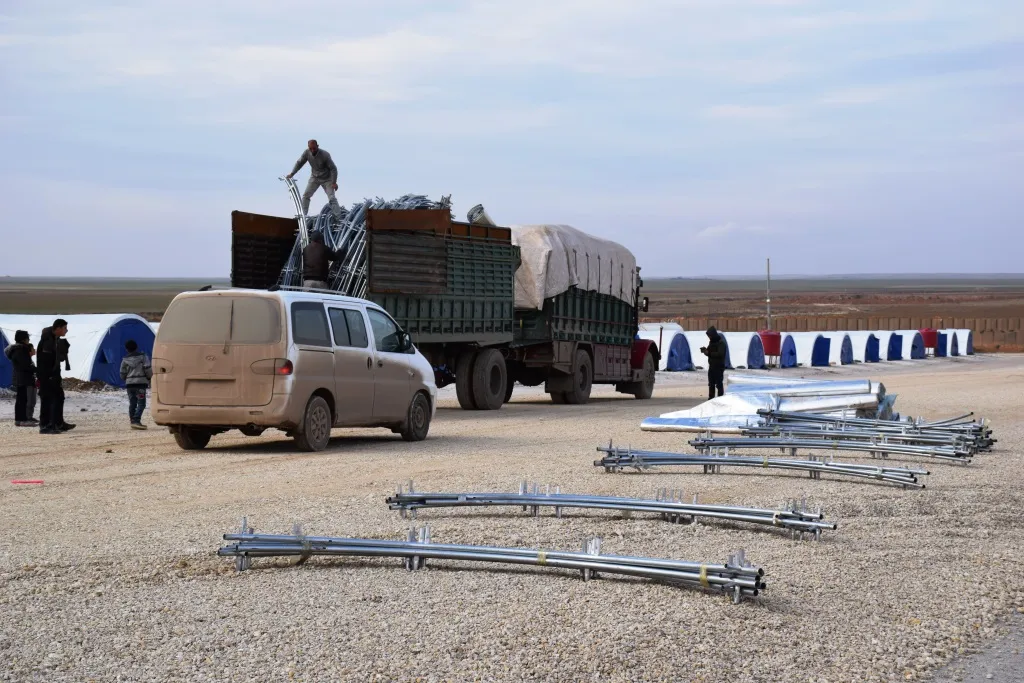 Li kampa Girê Spî hejmara koçberan zêde dibe