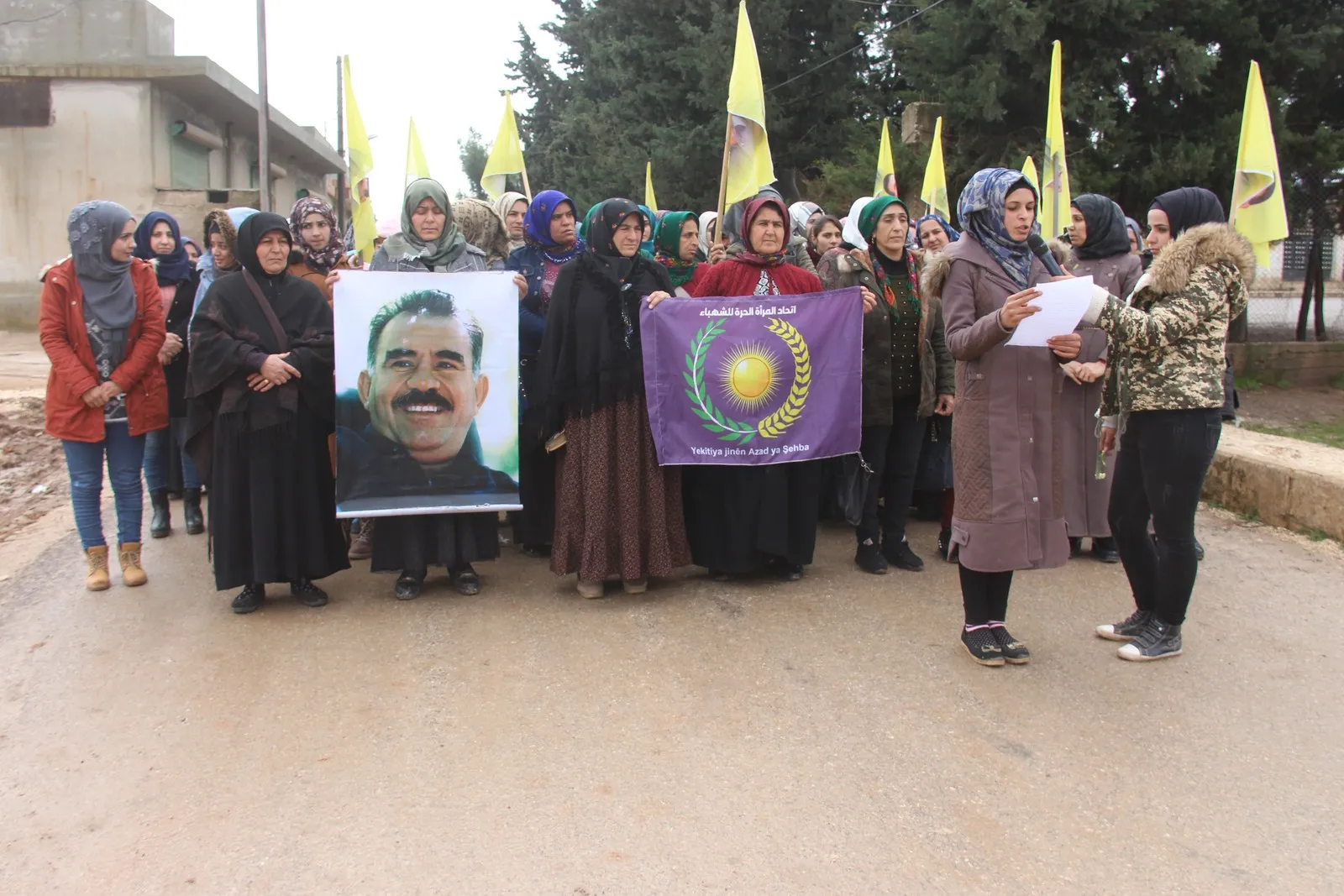 Jinên Şehbayê: Em ê heta şikandina tecrîda li ser Ocalan têkoşîna xwe bidomînin