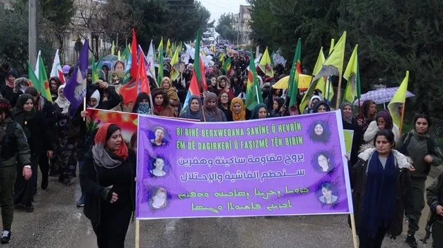 Li Bakur û Rojhilatê Sûriyê her sê jinên têkoşer hatin bibîranîn