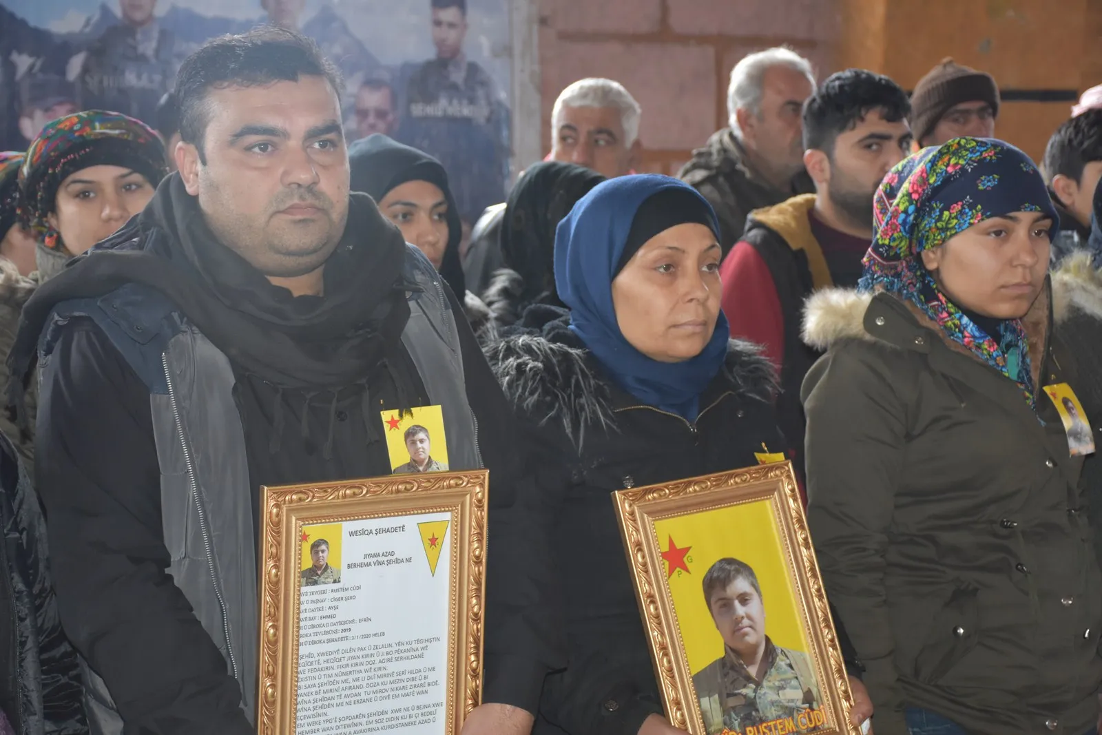 Ji malbatên 3 şehîdên Berxwedana Rûmetê re sersaxî hate xwestin