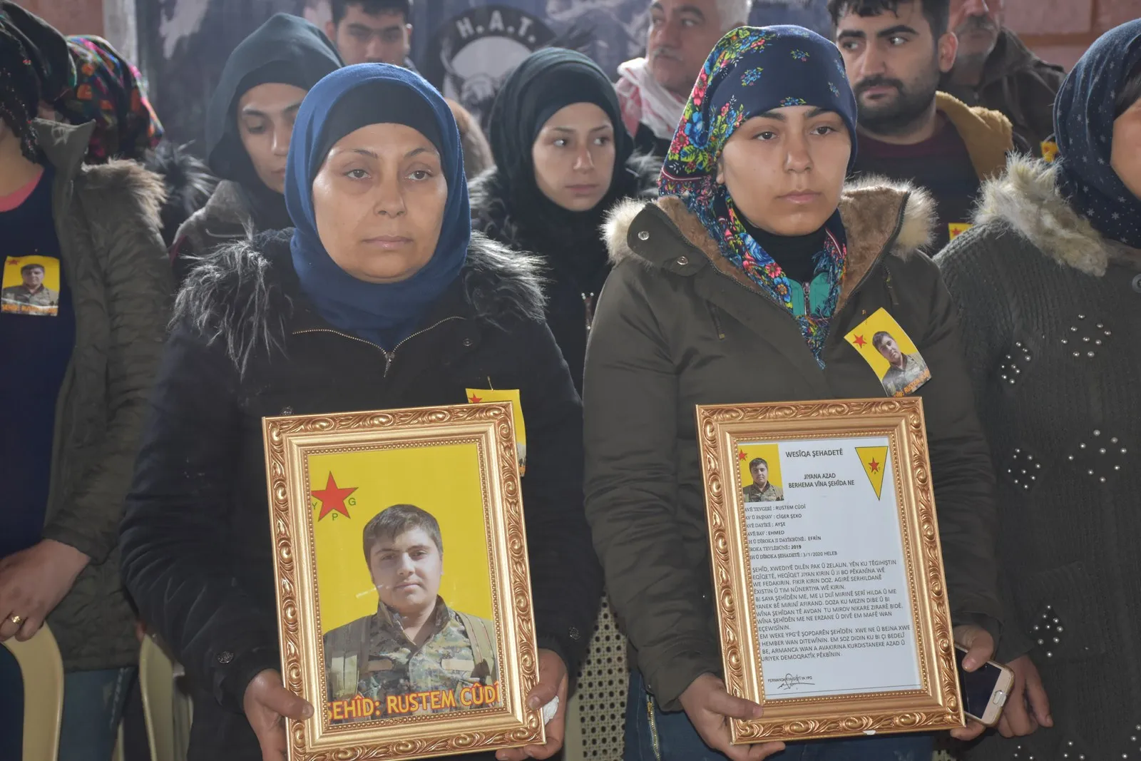 Ji malbatên 3 şehîdên Berxwedana Rûmetê re sersaxî hate xwestin