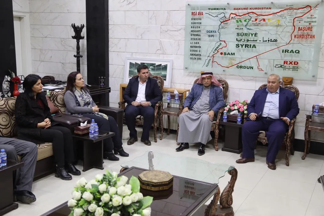 Şandeya Rûspiyan serdana Meclisa Rêveber a herêma Cizîrê kir