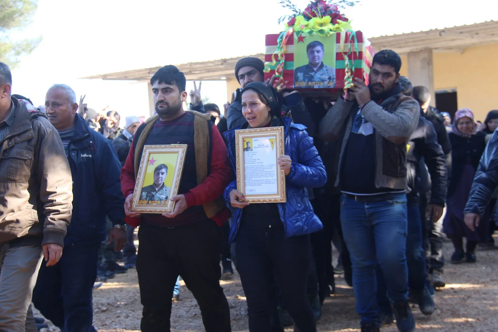 Şehîdê Berxwedana Serdemê Rustem Cûdî li Şehbayê hate veşartin