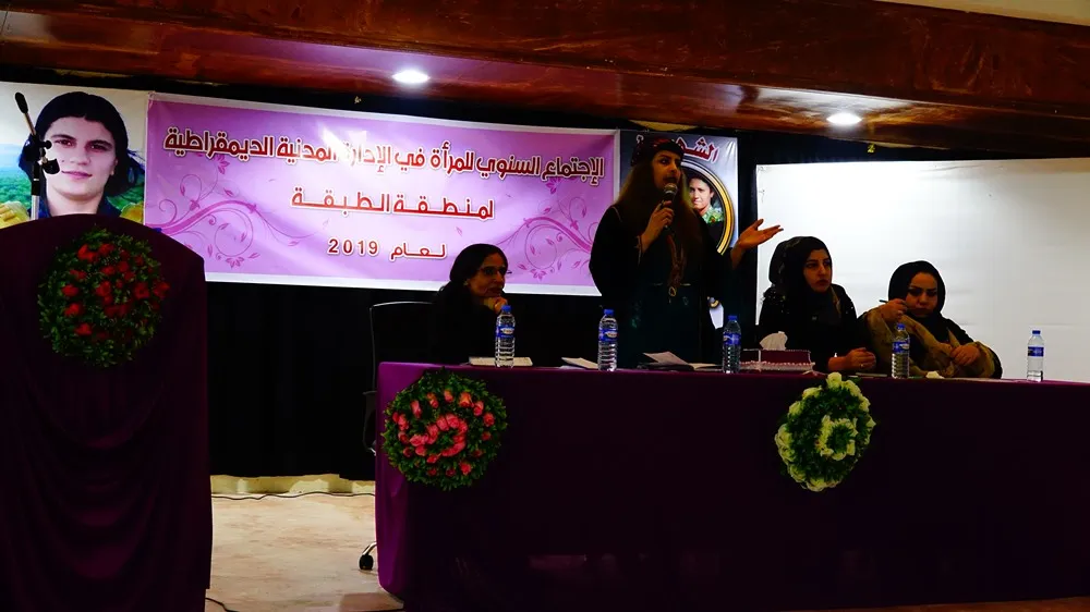 Jinên li Tebqayê xebatên xwe yên sala 2019‘an nirxandin