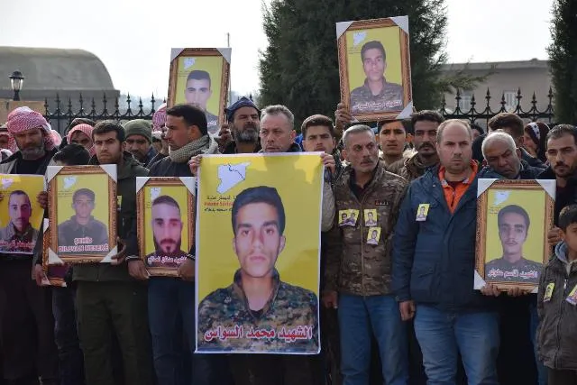 Li Hesekê ji bo 15 şehîdan merasîmek pêk hat