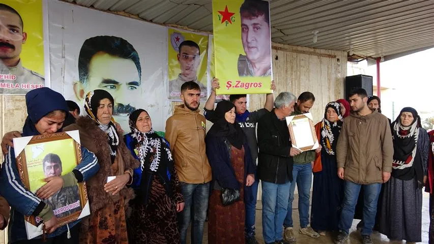 Bi merasîmekê cenazeyên 4 şedîdan li Hesekê hatin veşartin