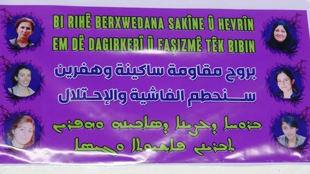 Sara, Rojbîn û Ronahî li Şedadê hatin bi bîranîn