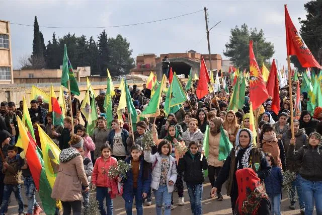 Şêniyên herêma Cizîrê ji bo Efrînê daketin qadan
