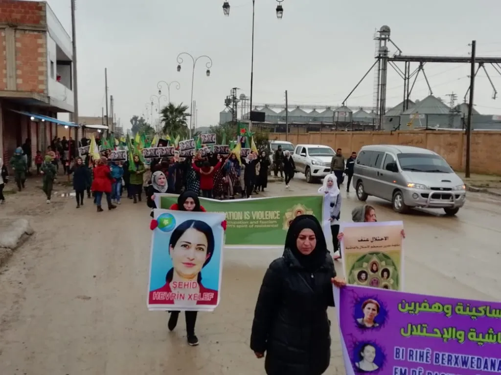 Li Bakur û Rojhilatê Sûriyê her sê jinên têkoşer hatin bibîranîn