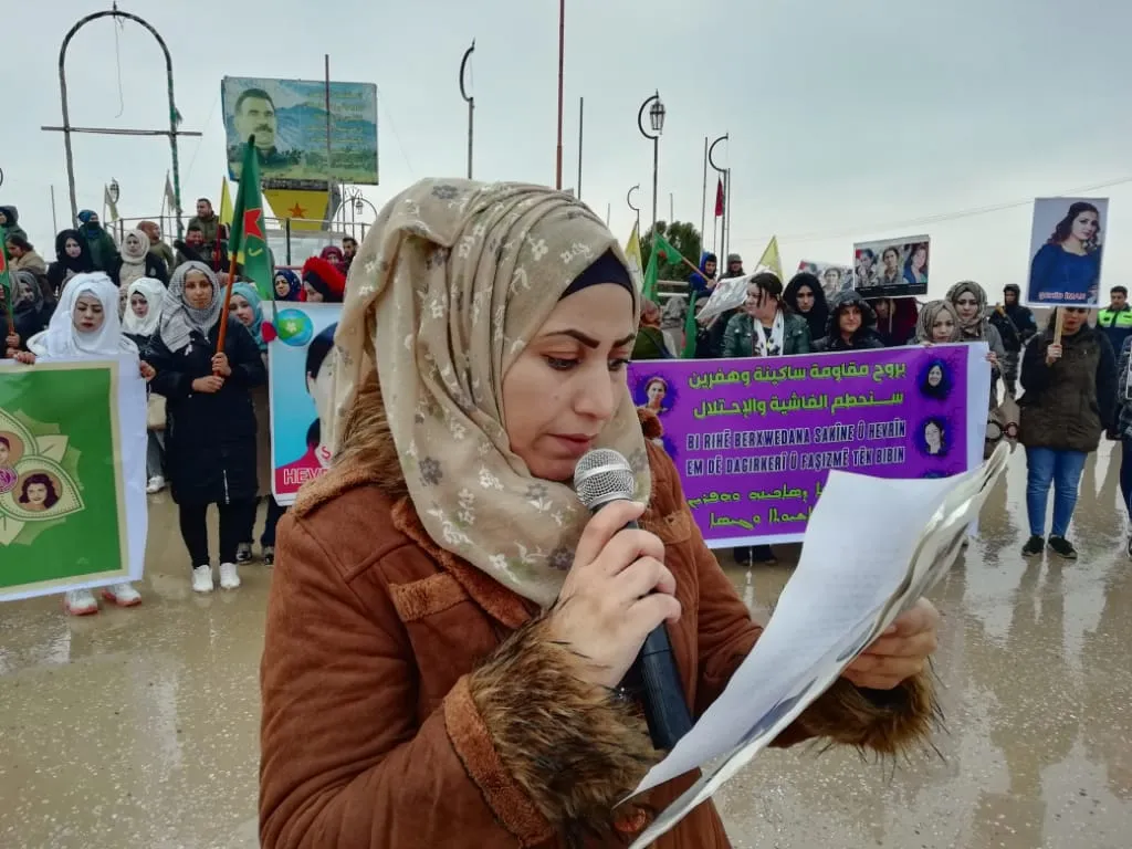 Li Bakur û Rojhilatê Sûriyê her sê jinên têkoşer hatin bibîranîn