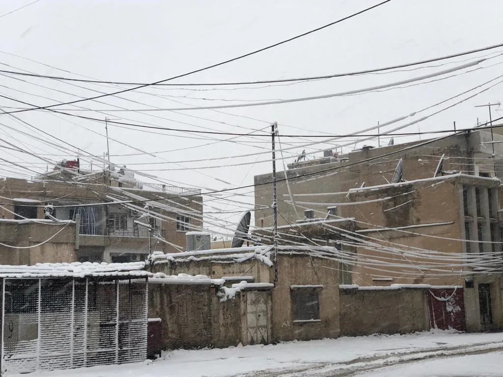 Berfê Rojavayê Kurdistanê pêçand