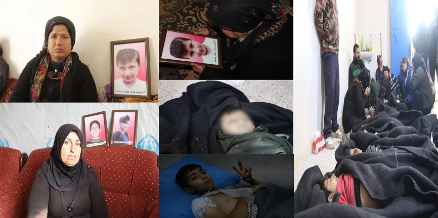 Dayikên şehîdên komkujiya Til Rifetê: Em ê li ber xwe bidin heta ku Efrîn rizgar bibe