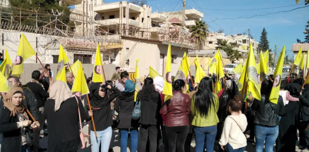 Şêniyên Rojava ji bo Ocalan dadikevin qadan