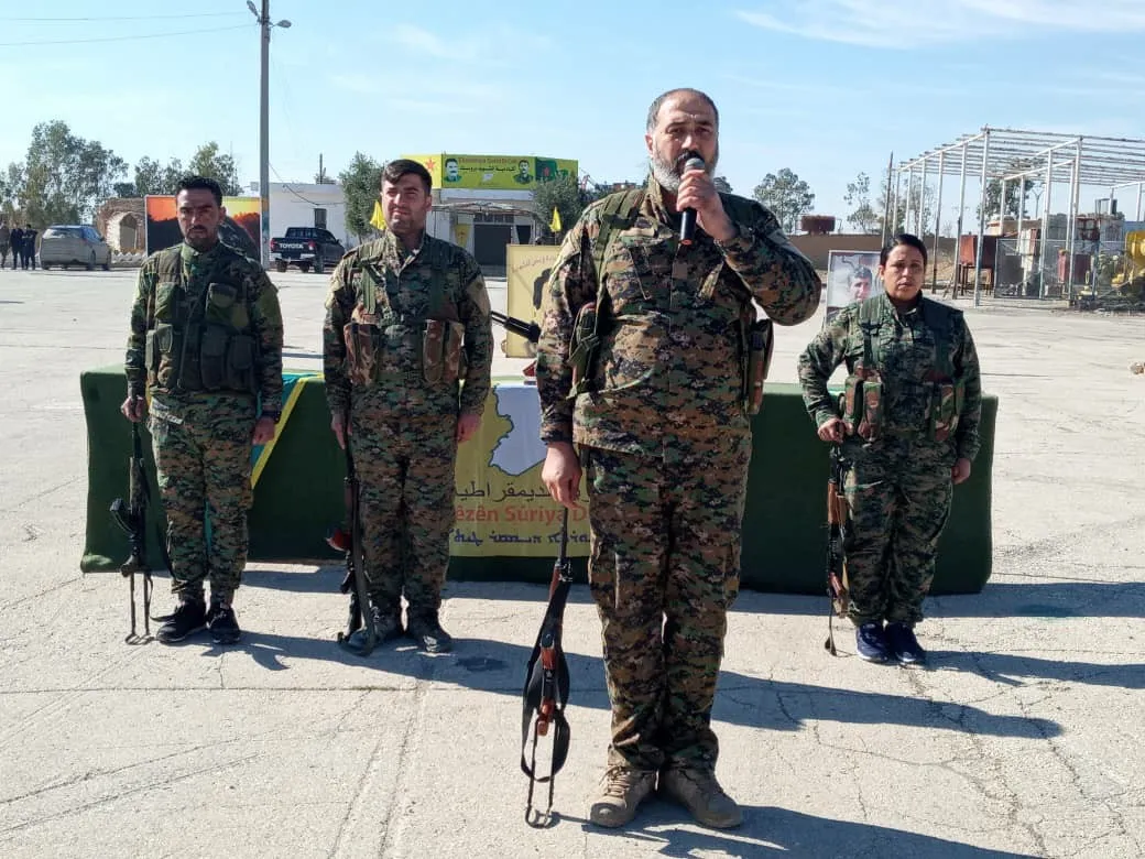 176 şervan  tev li Meclisa Leşkerî ya Şedadê bûn