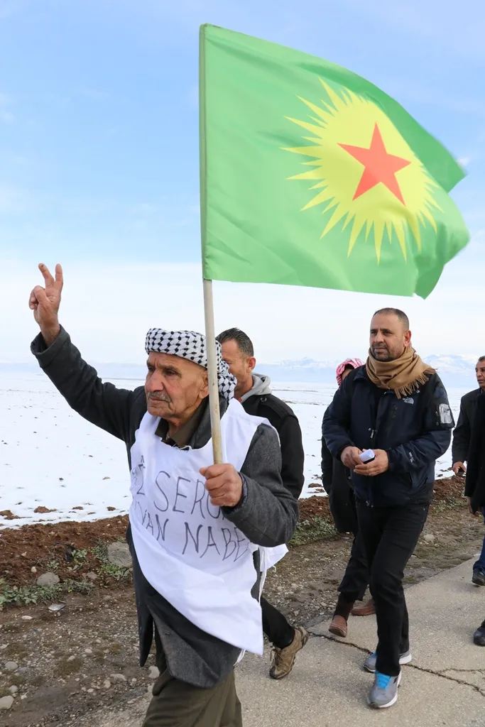 Şêniyên kantona Qamişlo komploya navneteweyî ya li dijî Ocalan şermezar kir