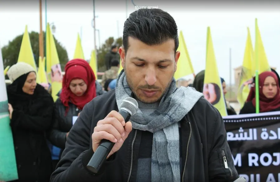Şêniyên kantona Qamişlo komploya navneteweyî ya li dijî Ocalan şermezar kir