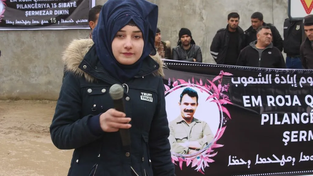 Şêniyên kantona Qamişlo komploya navneteweyî ya li dijî Ocalan şermezar kir